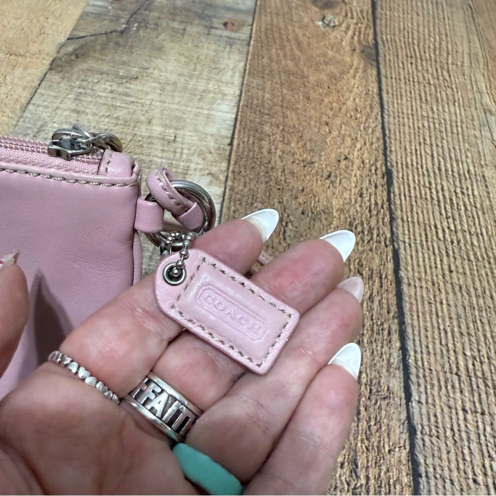 Coach RARE pink leather vintage Y2K soho wristlet clutch bag - Picture 7 of 14